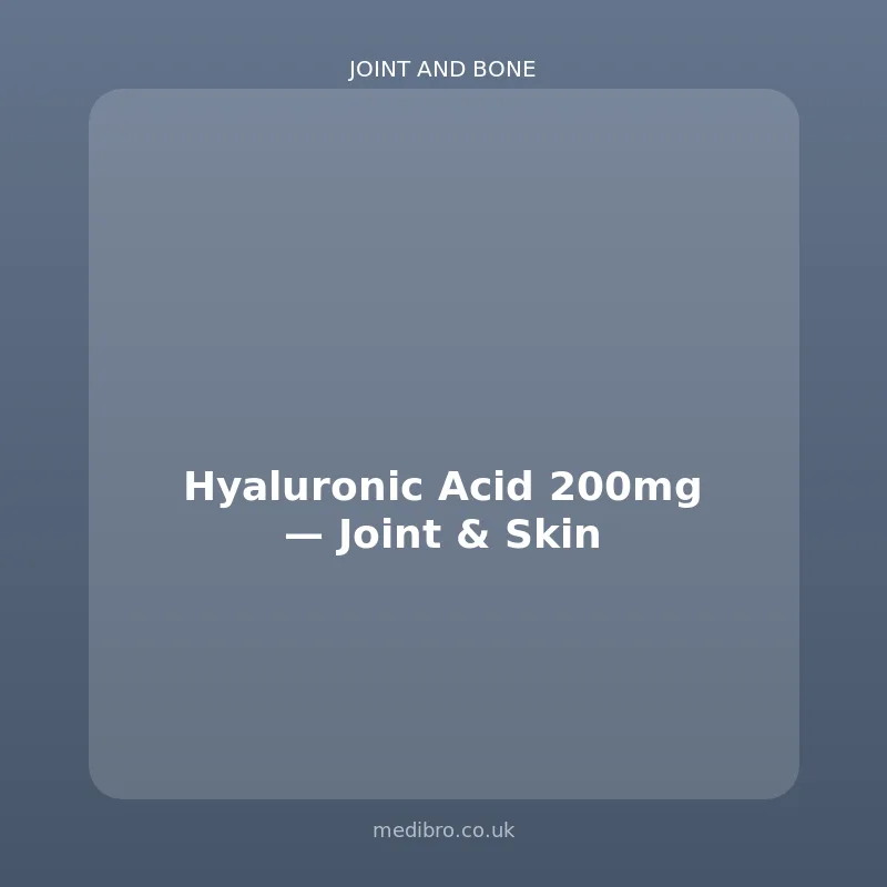 Hyaluronic Acid 200mg โ Joint & Skin