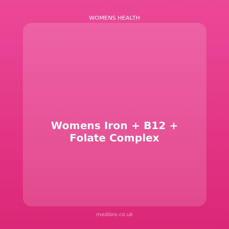 Women's Iron + B12 + Folate Complex